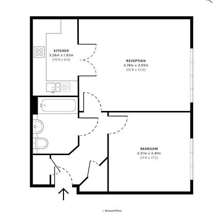 Lovely 1 Bed Apartment, 15Mins From Central London Exterior photo